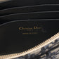 Christian Dior SADDLE Chain Pouch, Medium, Oblique Jacquard Shoulder Bag Navy/Beige canvas leather S5907CTZQ_M928 2101220127640