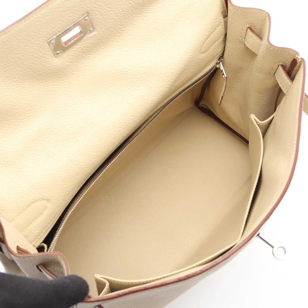 HERMES Kelly 32 HandbagParchemin Parchemin Beige Taurillon Clemence leather Taurillon Clemence 2106800616729