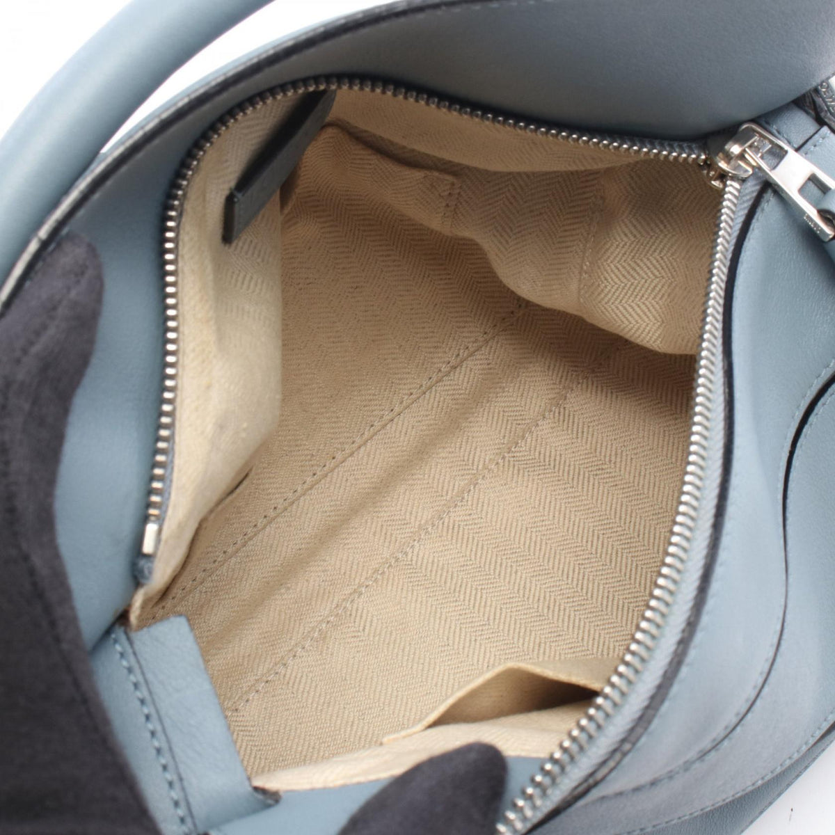 LOEWE PUZZLE BAG SMALL (2-Way) Handbag Blue leather 322.30.S21 2101220131906