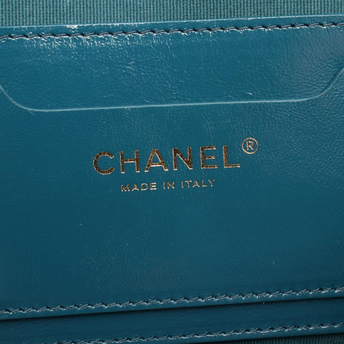 CHANEL Green Matelasse leather�Shiny calfskin AS3332 2106800630954