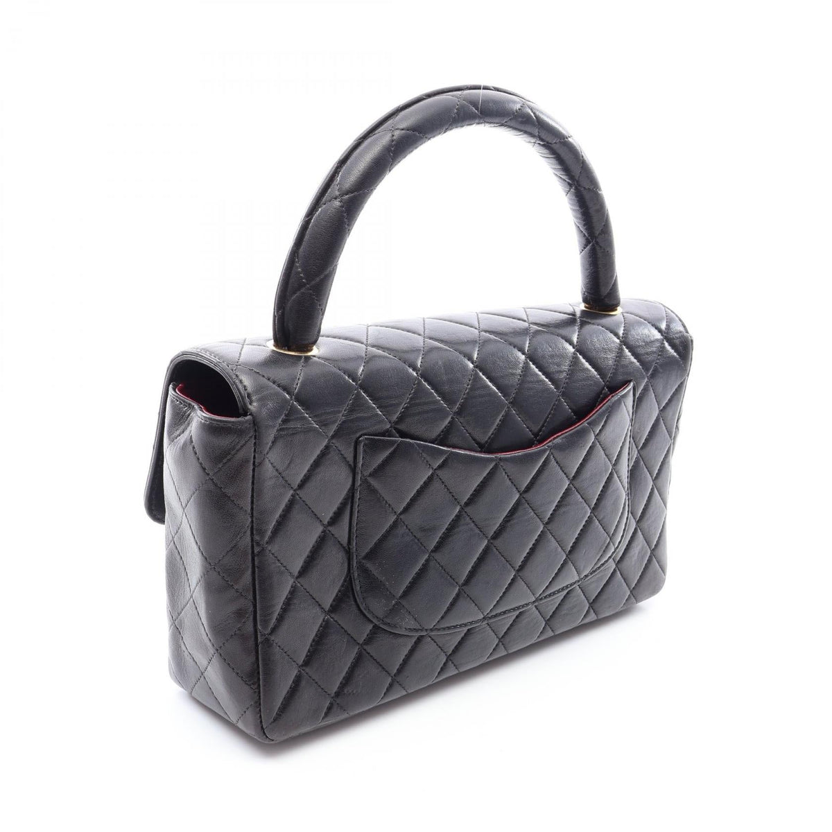 CHANEL Black Matelasse parent-child bag Lambskin (sheep leather) 2101220020606