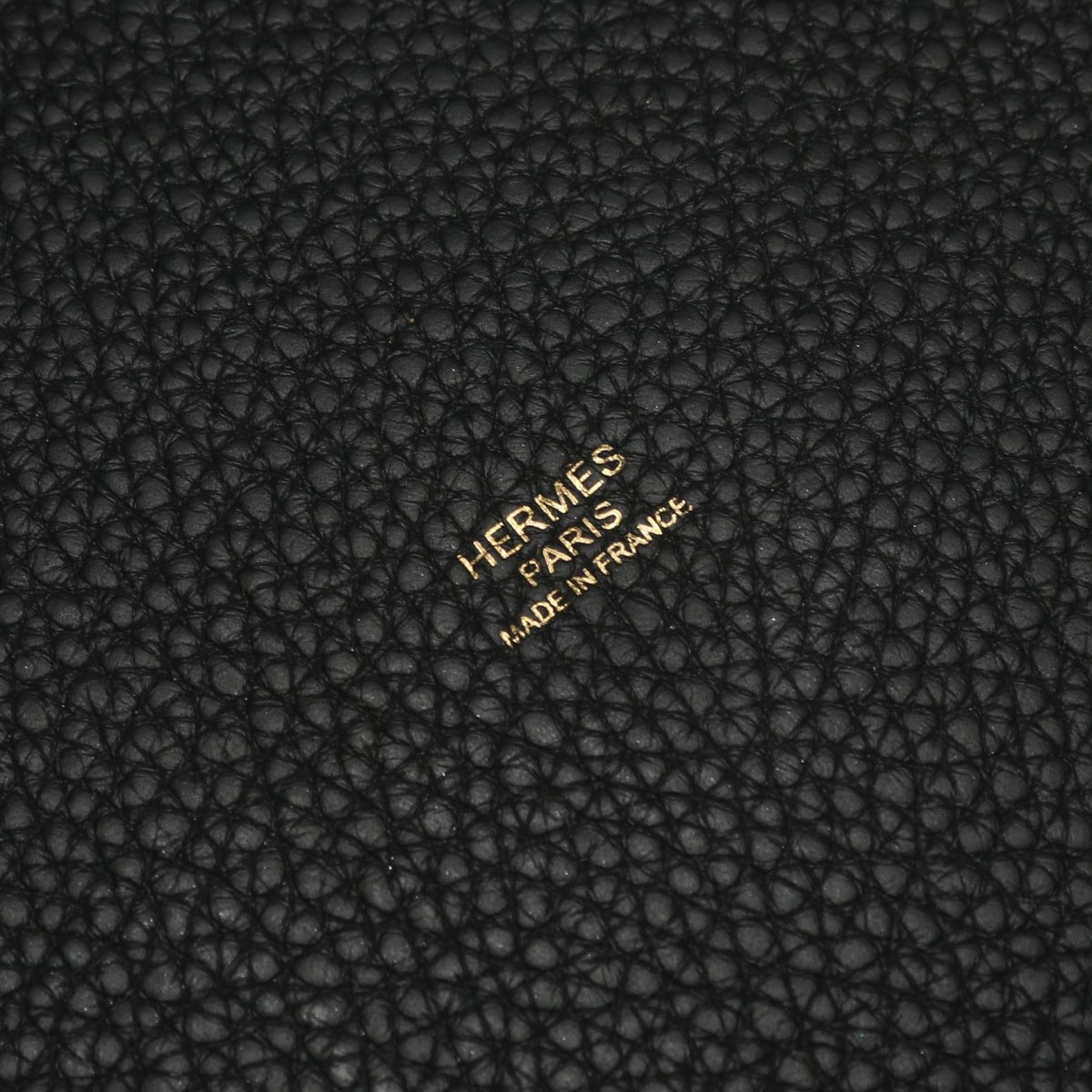 HERMES Picotin Lock GM Handbag Black Taurillon Clemence leather 2104102497398