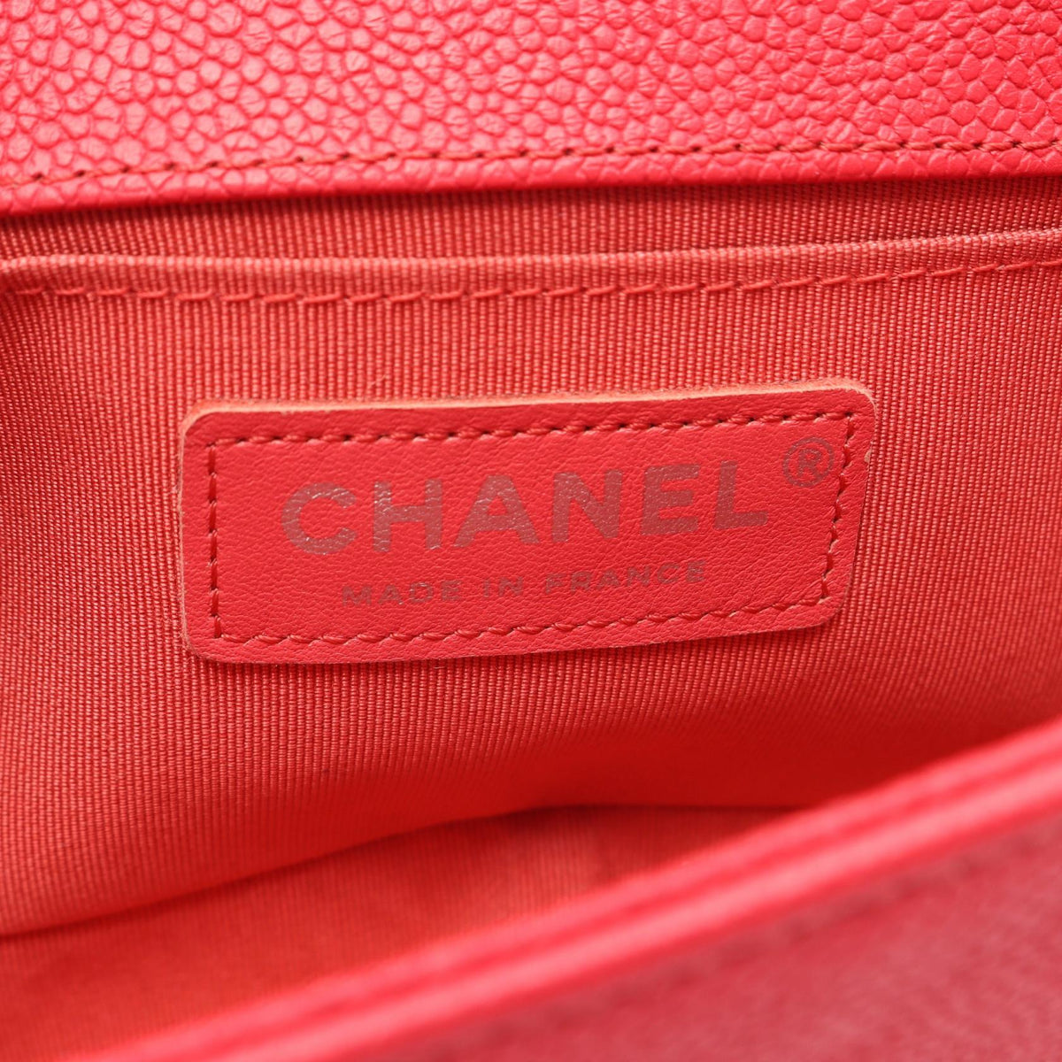 CHANEL Red Boy Chanel Small Grained Calfskin leather 2106800638295
