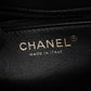 CHANEL Black CC filigree Grained Calfskin leather 2104102536370