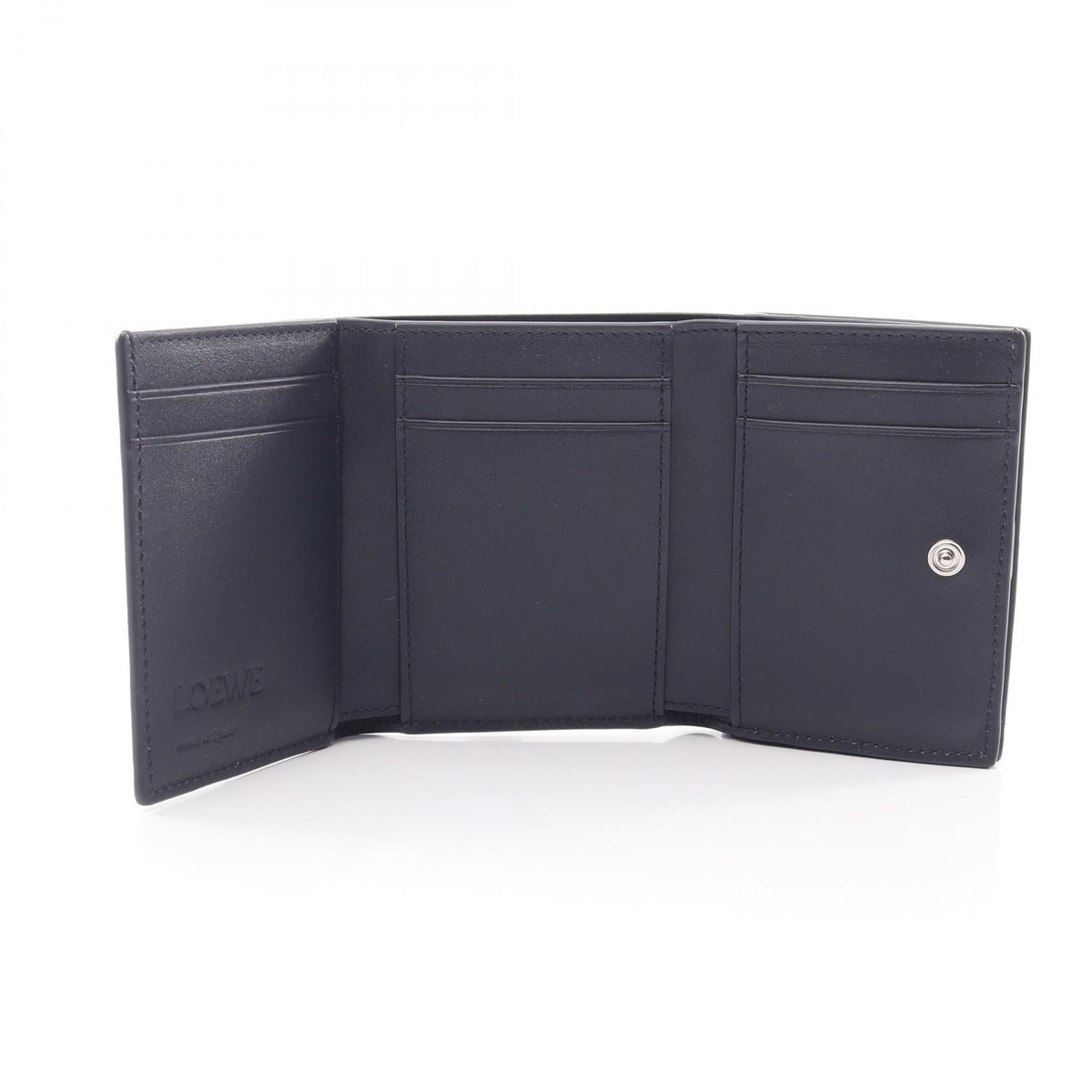 LOEWE Anagram Trifold Wallet Tri-fold wallet Navy leather C821TR2X165544 2101220148652