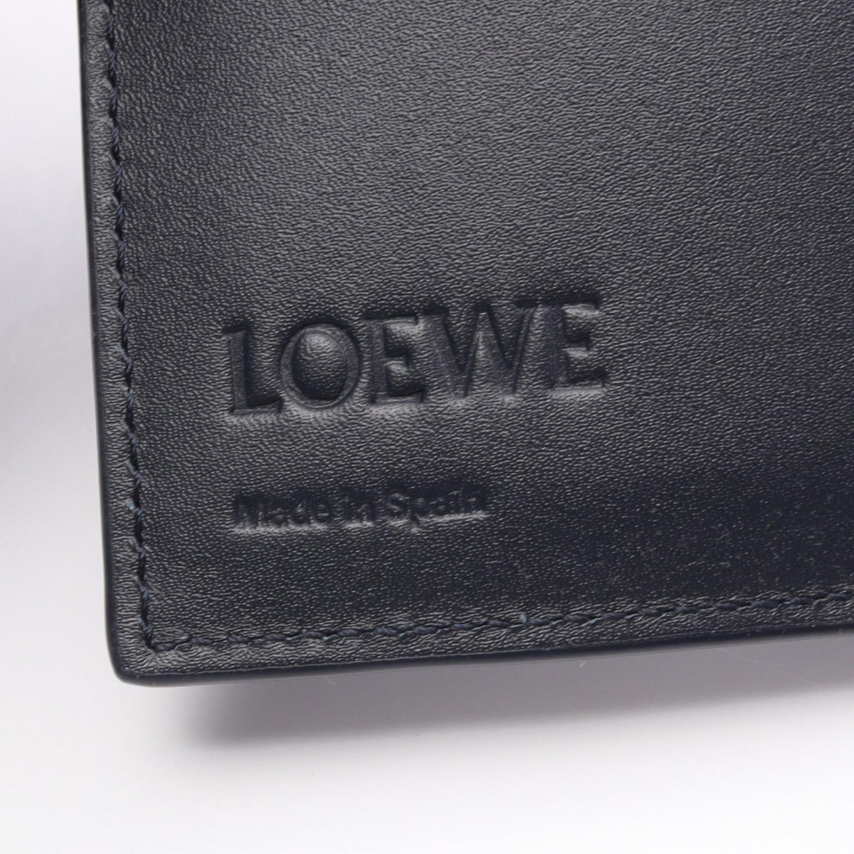 LOEWE Anagram Trifold Wallet Tri-fold wallet Navy leather C821TR2X165544 2101220148652