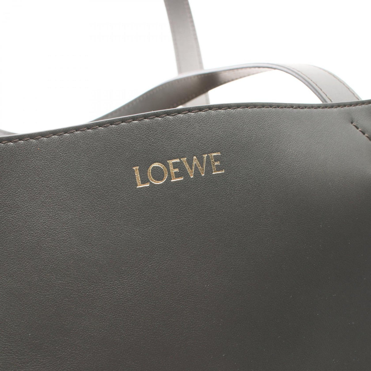 LOEWE Puzzle Fold Large Tote Bag Gray leather B933Q18X011220 2101220143466