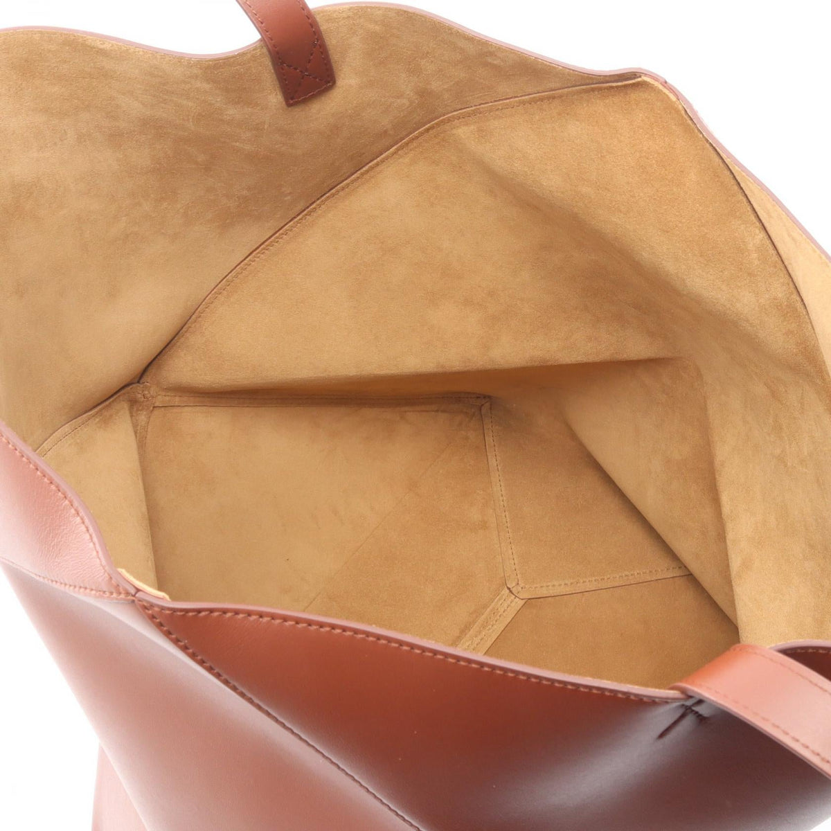 LOEWE Puzzle Fold Tote Large Tote Bag Brown leather B933Q18X014783 2101220143480