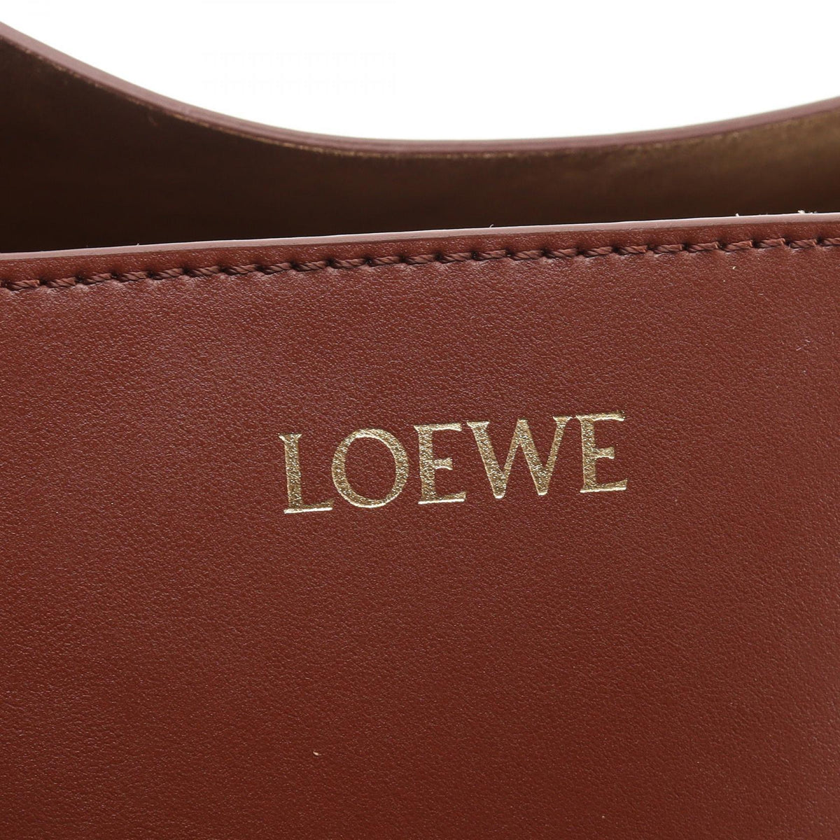 LOEWE Puzzle Fold Tote Large Tote Bag Brown leather B933Q18X014783 2101220143480