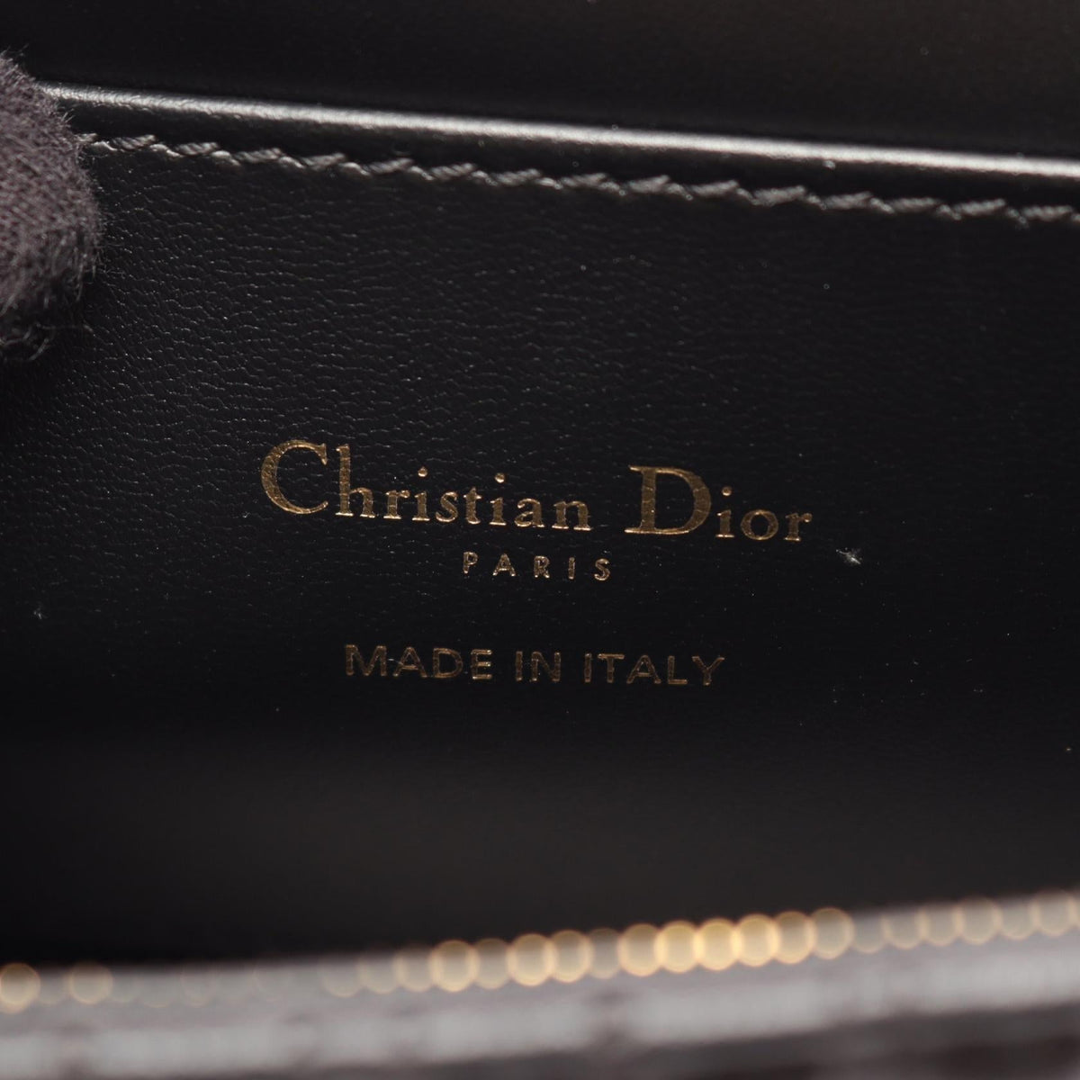 Dior Miss Christian Dior All Over Shoulder Bag Black leather M2610UBOS 2101220142377