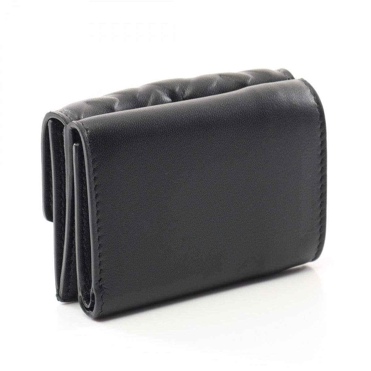 FENDI baguette Tri-fold wallet Black leather 8M0395AAJDF0KUR 2101220155704