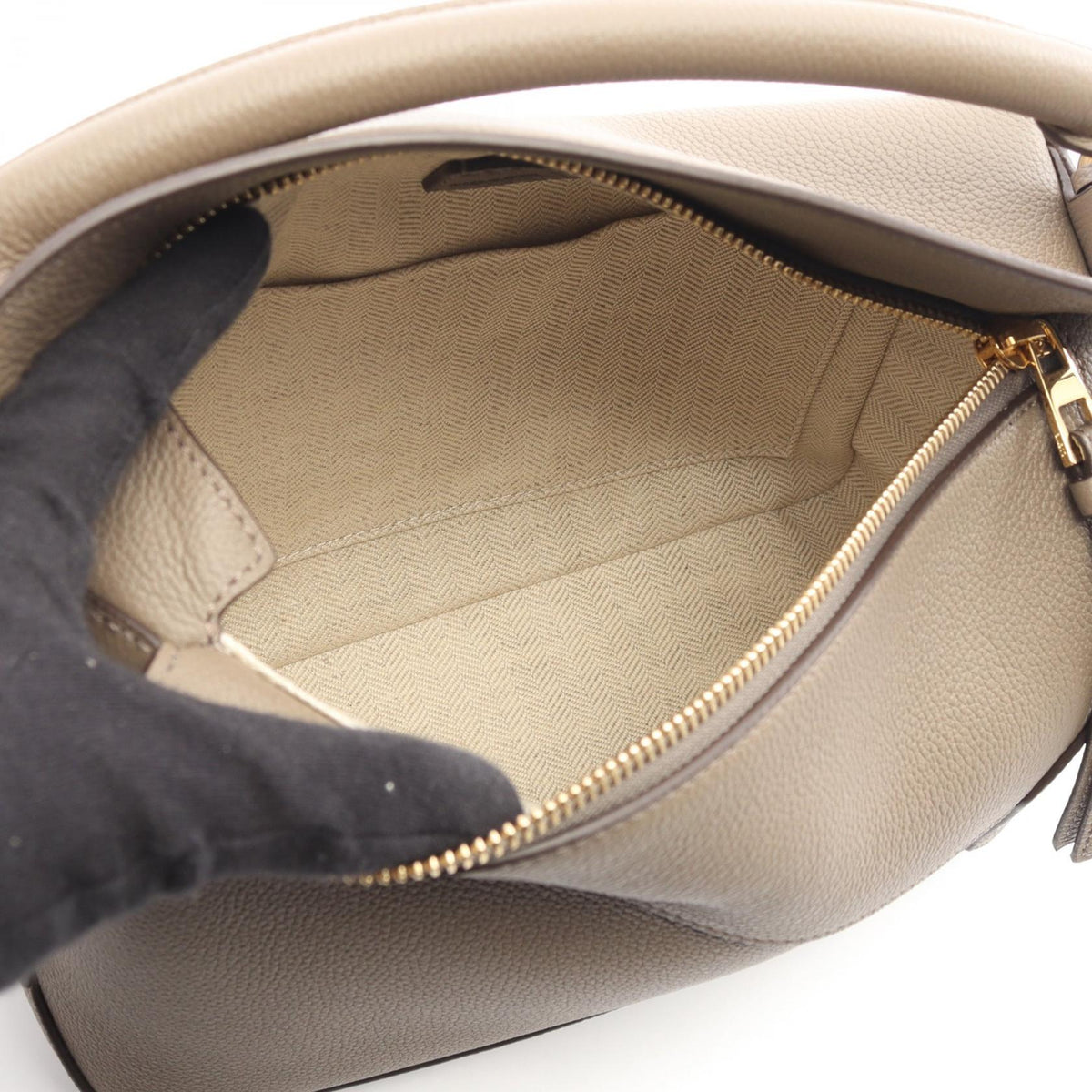 LOEWE Puzzle Edge Small 2WAY Handbag Gray leather A510P60XAW3170 2101220148423