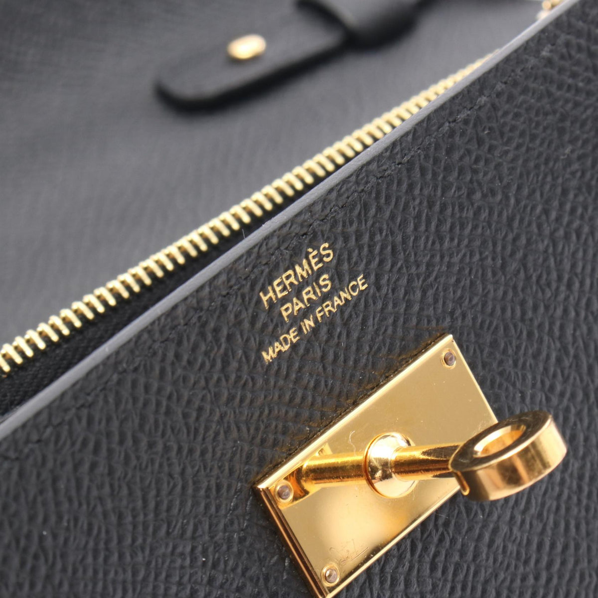 HERMES Kelly to go Shoulder BagNoir Black Noir Black Black Epsom leather Calfskin (cowhide) Epsom 2106800631418