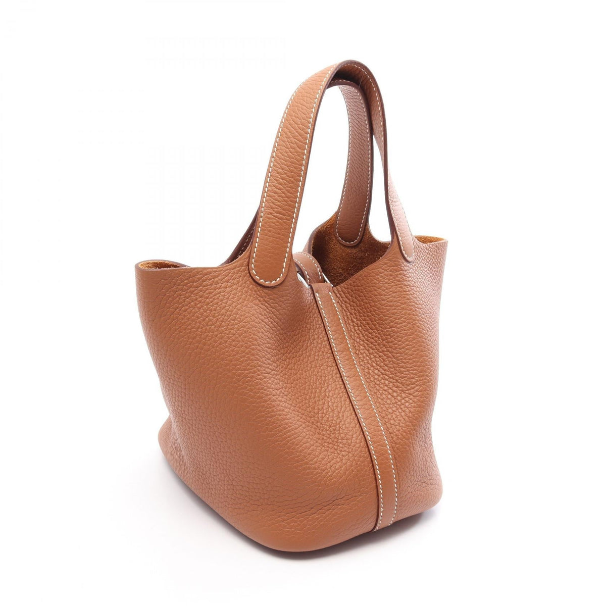 HERMES Picotin Lock PM HandbagGold Gold Brown Taurillon Clemence leather Taurillon Clemence 2104102535090