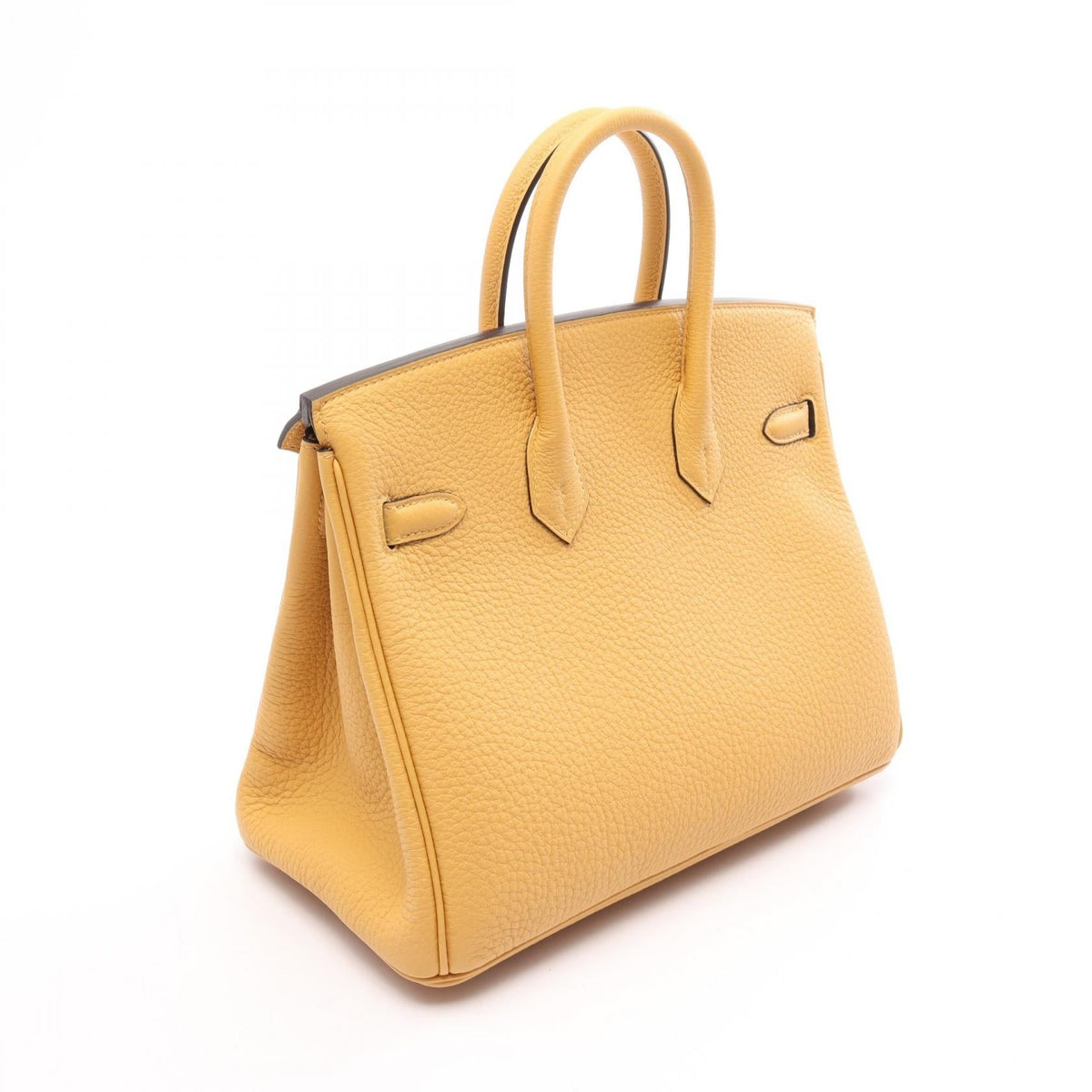 HERMES Birkin 25 HandbagPaille Paille Yellow Togo leather leather Togo leather 2104102535892