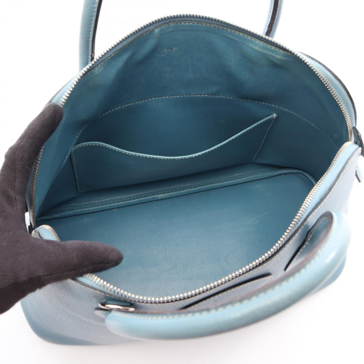 HERMES Bolide35 2WAY HandbagBlue jean Blue jean Blue Epsom leather Epsom 2104102534345