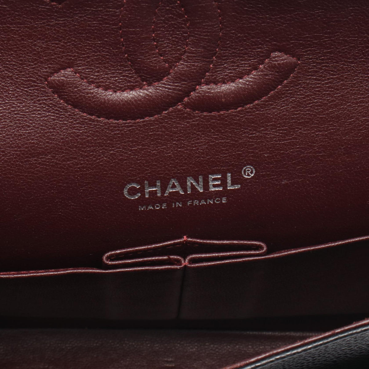 CHANEL Black Matelasse W flap Grained Calfskin leather 2104102534857