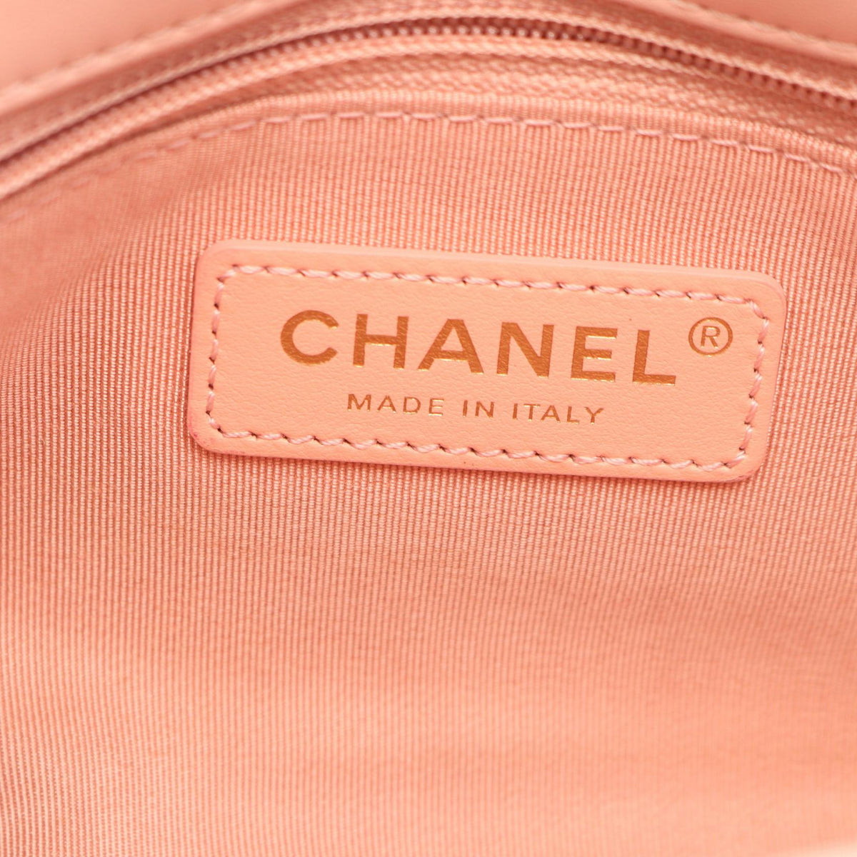 CHANEL Pink Matelasse logo Lambskin (sheep leather) AS4190 2101220130596