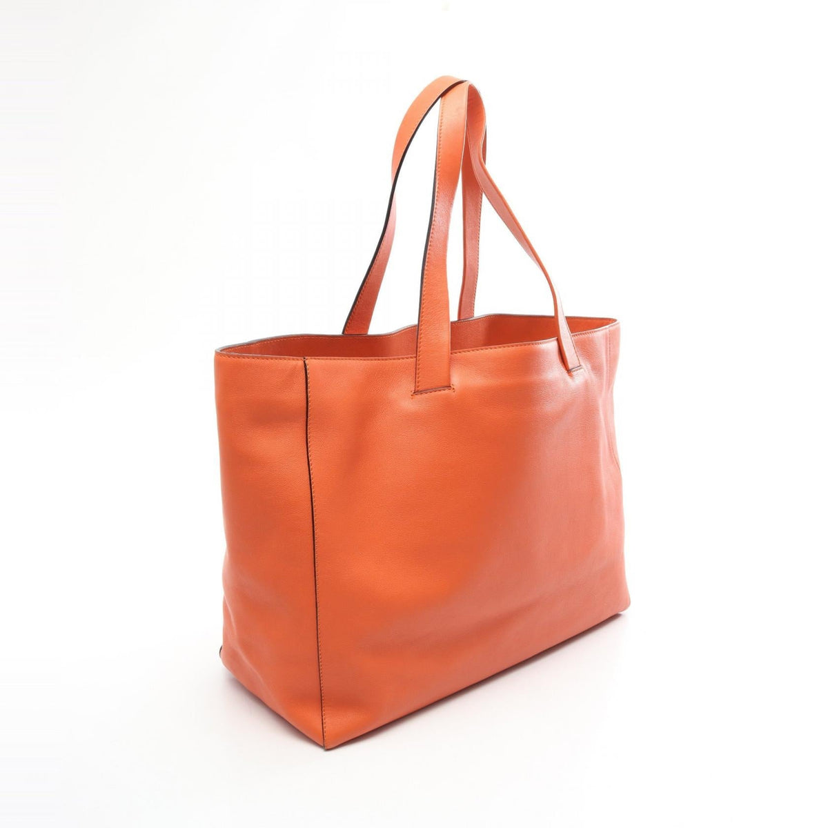 LOEWE anagram Tote Bag Orange leather 2101220116750