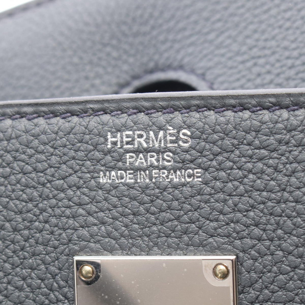 HERMES Haut a courroies40 Handbag Gray Gris misty Togo leather leather Togo leather 2101220117030