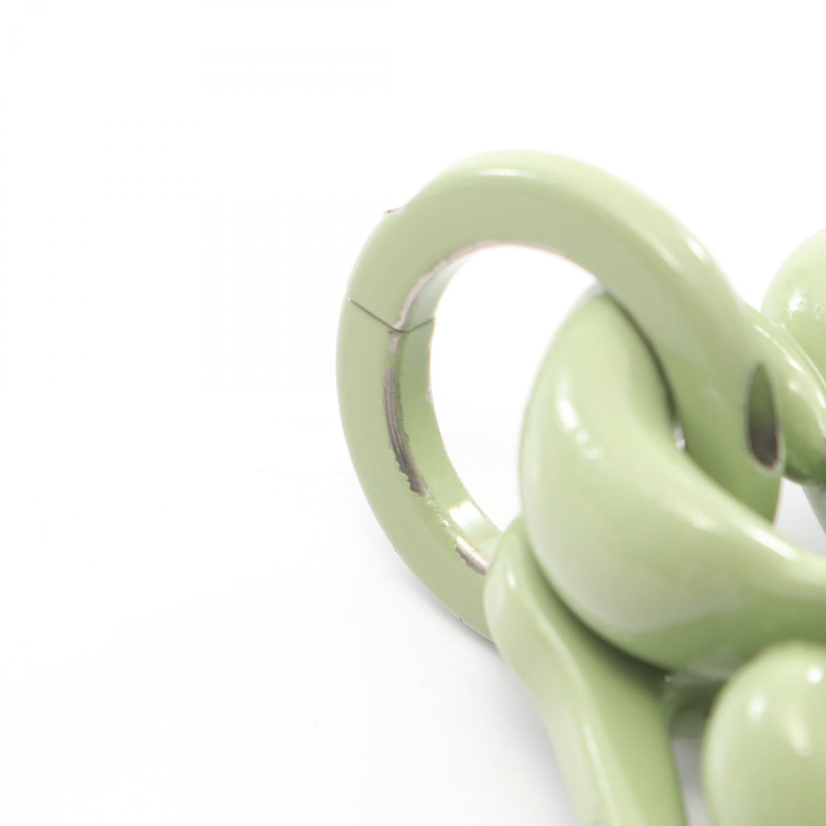 LOEWE anagram charm Green Other Varnished Aluminum 2101220062620