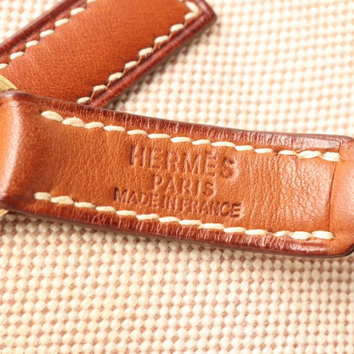 HERMES Trim 31 Shoulder BagEcru Ecru Beige/Brown/Fauve Toile H canvas leather Toile H / Barenia leather 2101220035464