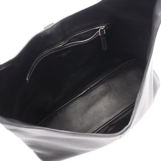 BALENCIAGA LOCKER NORTH-SOUTH Medium Hobo Bag Shoulder Bag Black leather 771636 2101220126025