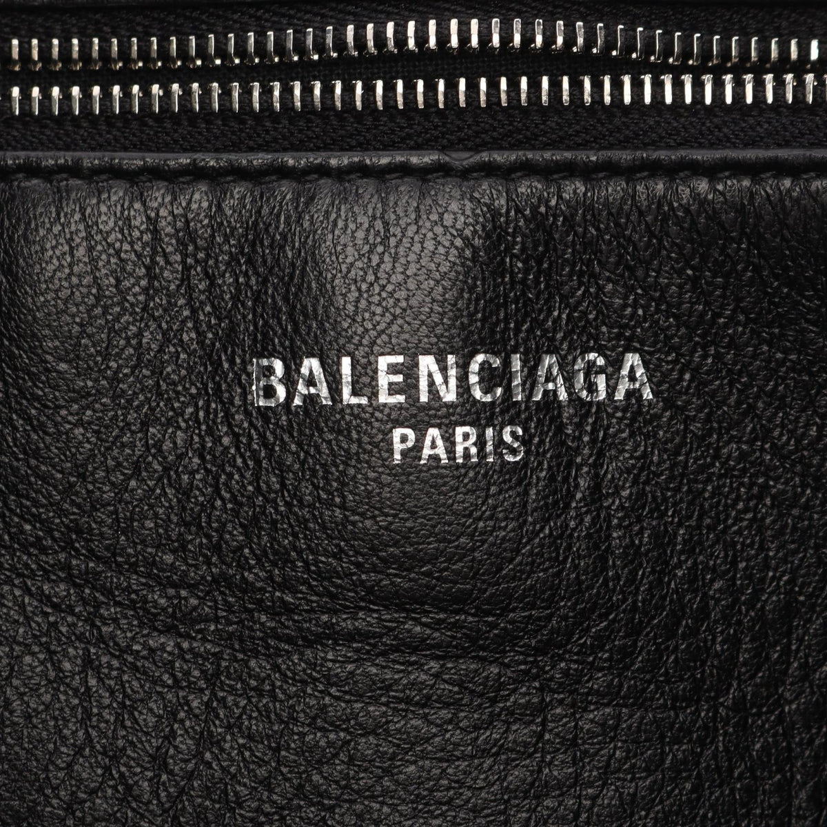 BALENCIAGA LOCKER NORTH-SOUTH Medium Hobo Bag Shoulder Bag Black leather 771636 2101220126025