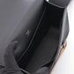 HERMES Geta Shoulder Bag Black Chevre leather 2104102485265