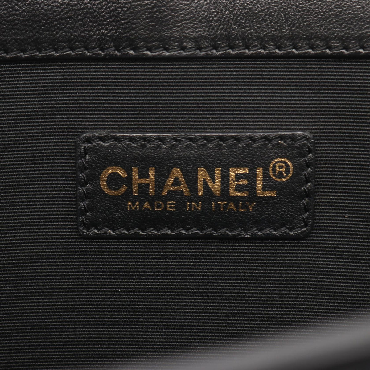 CHANEL Navy/Black/White icon canvas leather 2101219303031