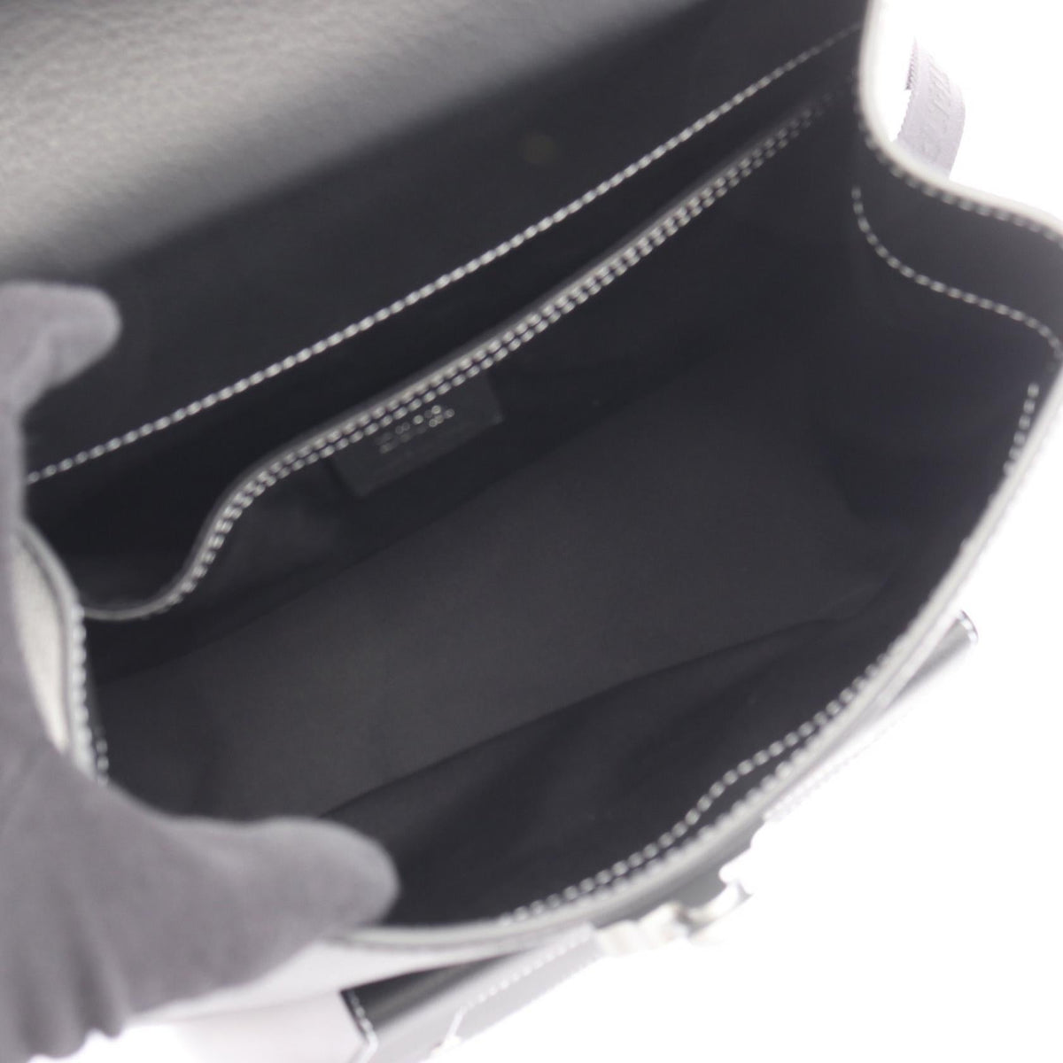 Dior Gallop Rucksack Backpack Black leather 2121400010319
