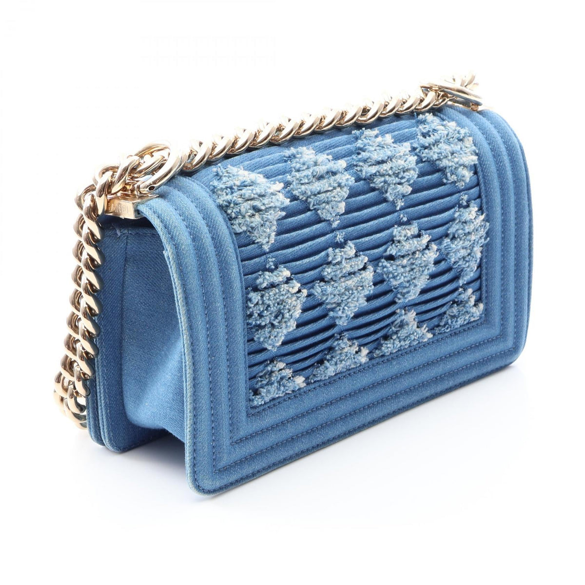 CHANEL Blue Boy Chanel Small denim A67085 2104102537278