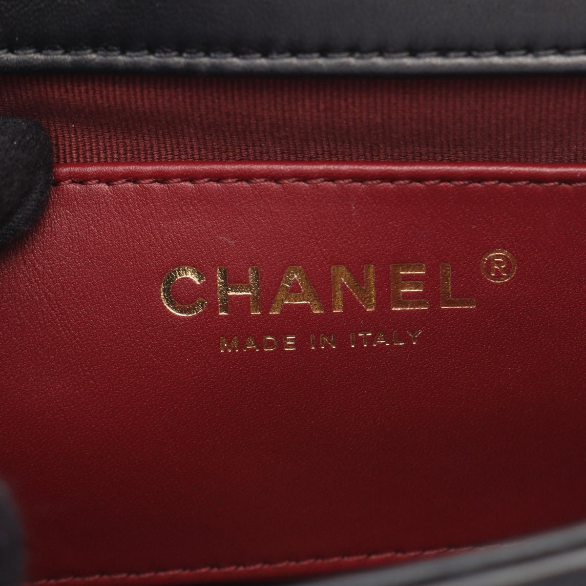 CHANEL Black Matelasse Lambskin (sheep leather) 2104102537292