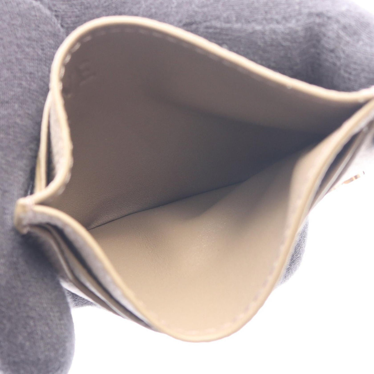 LOEWE Anagram Plain Cardholder Card Case Gray leather C821075X093170 2101220148768