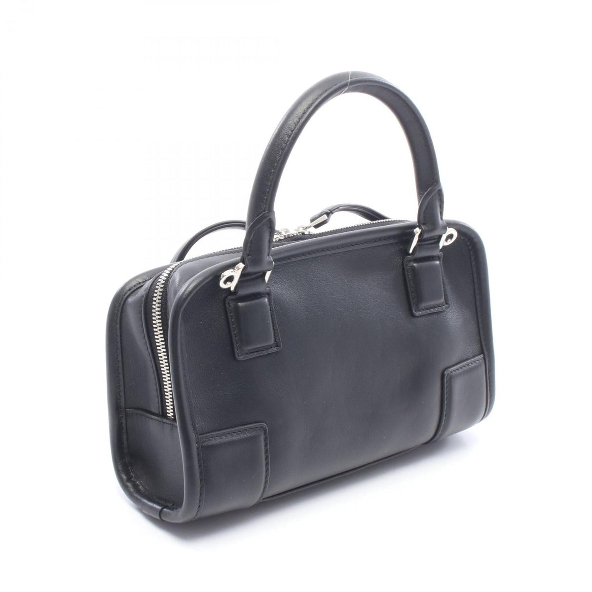 LOEWE Amazona 180 Mini 2WAY Handbag Black leather A039AS4X011100 2101220148492