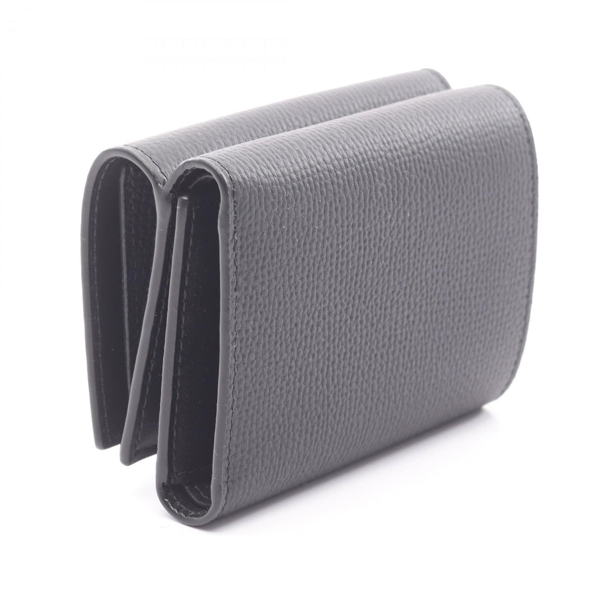LOEWE Anagram Trifold Wallet Tri-fold wallet Black leather C821TR2X161206 2101220148607
