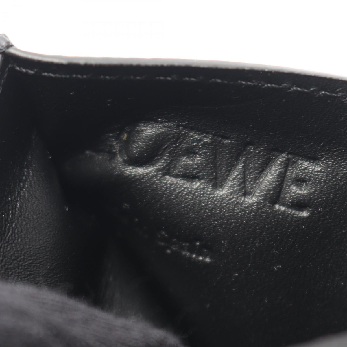 LOEWE anagram Card Case Black leather C821075X091206 2101219628219