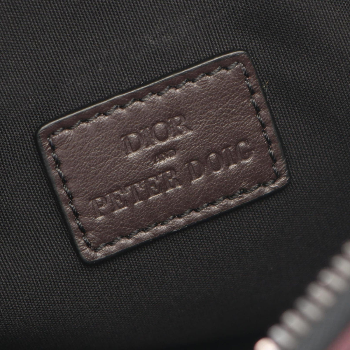 Dior DIOR � PETER DOIG saddle bag Waist bag Body bag Brown/Multicolor canvas�leather 2101220132019