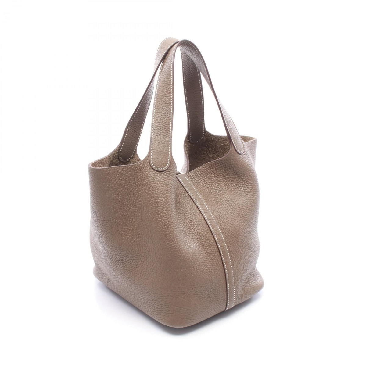HERMES Picotin Lock MM HandbagEtoupe Grey Etoupe Grey Gray Taurillon Clemence leather Taurillon Clemence 2101220129835