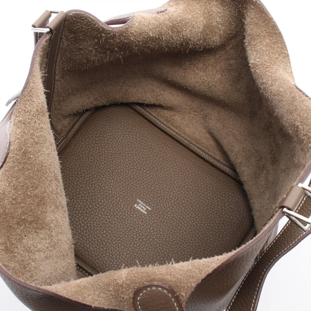 HERMES Picotin Lock MM HandbagEtoupe Grey Etoupe Grey Gray Taurillon Clemence leather Taurillon Clemence 2101220129835