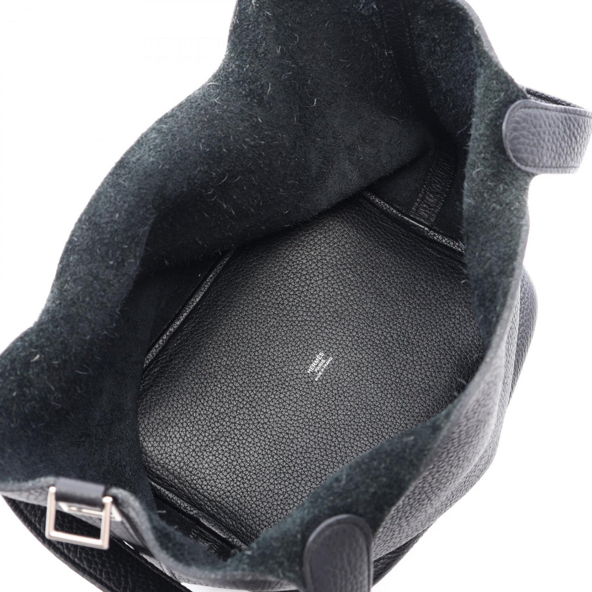 HERMES Picotin Lock MM Handbag Black Taurillon Clemence Other Taurillon Clemence 2101220130107