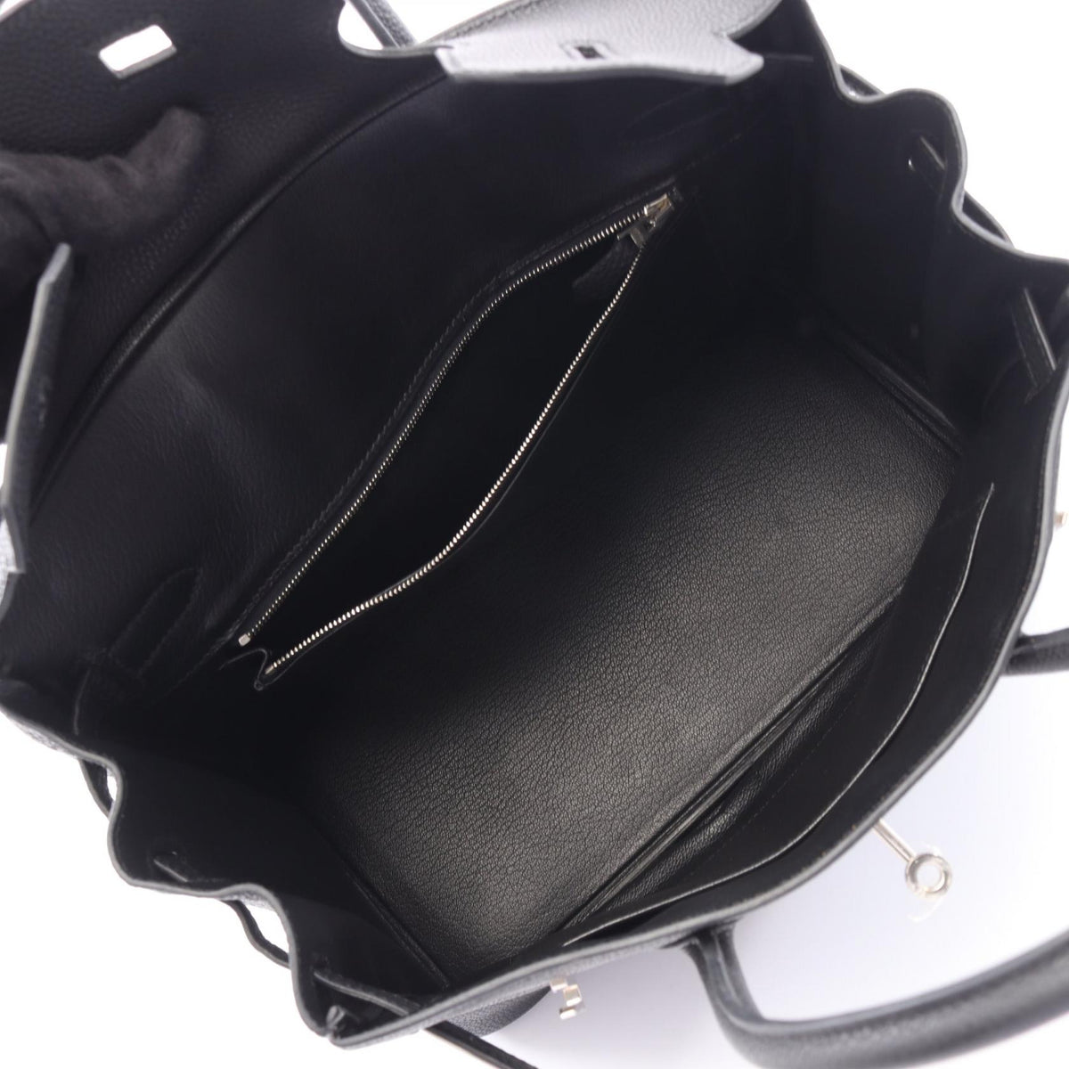 HERMES Birkin 30 Handbag Black Togo leather leather Togo leather 2101220141936