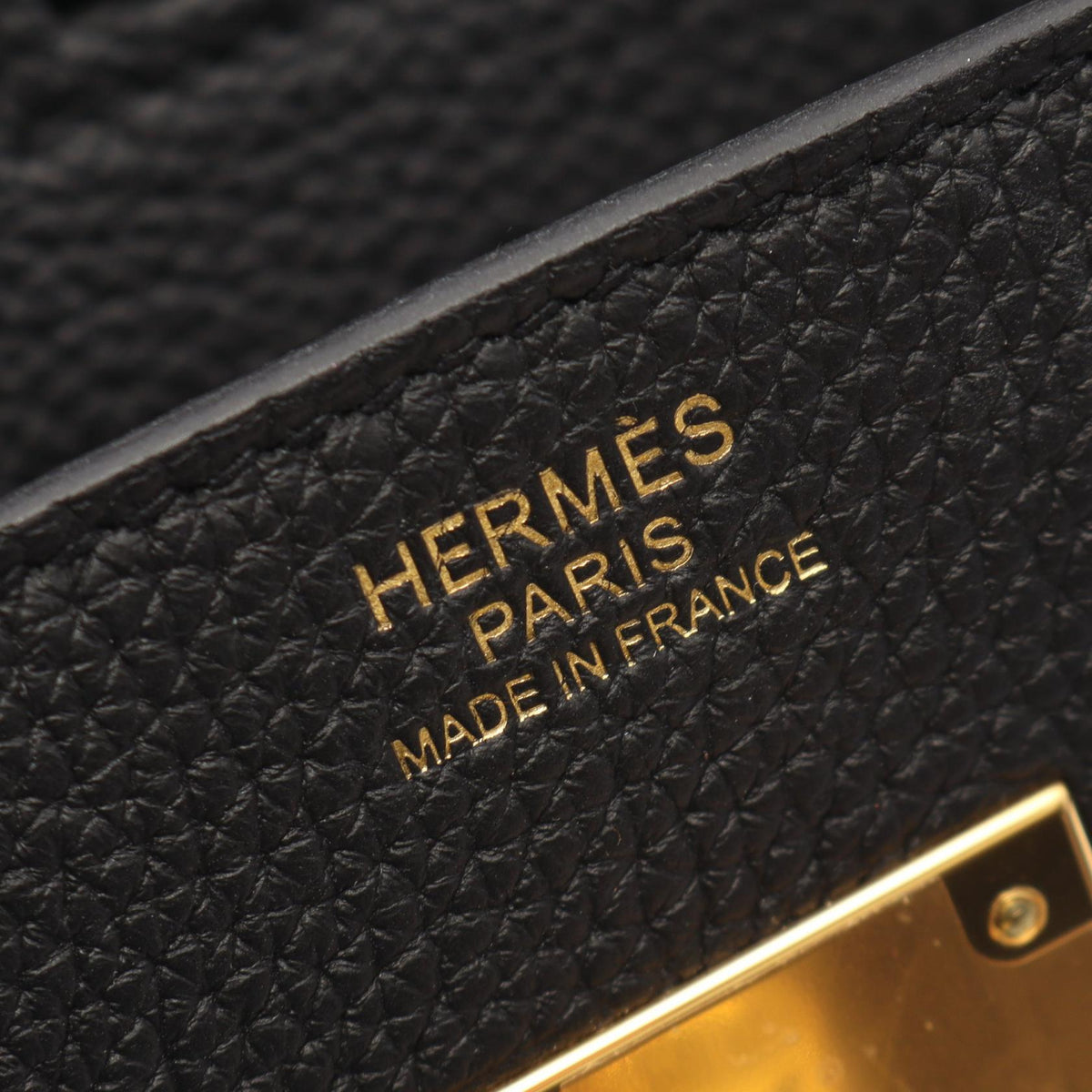 HERMES Birkin 30 Handbag Black Togo leather leather Togo leather 2101220060404