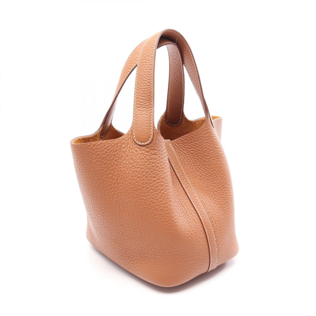 HERMES Picotin Lock PM HandbagGold Gold Brown Taurillon Clemence leather Taurillon Clemence 2101220060497