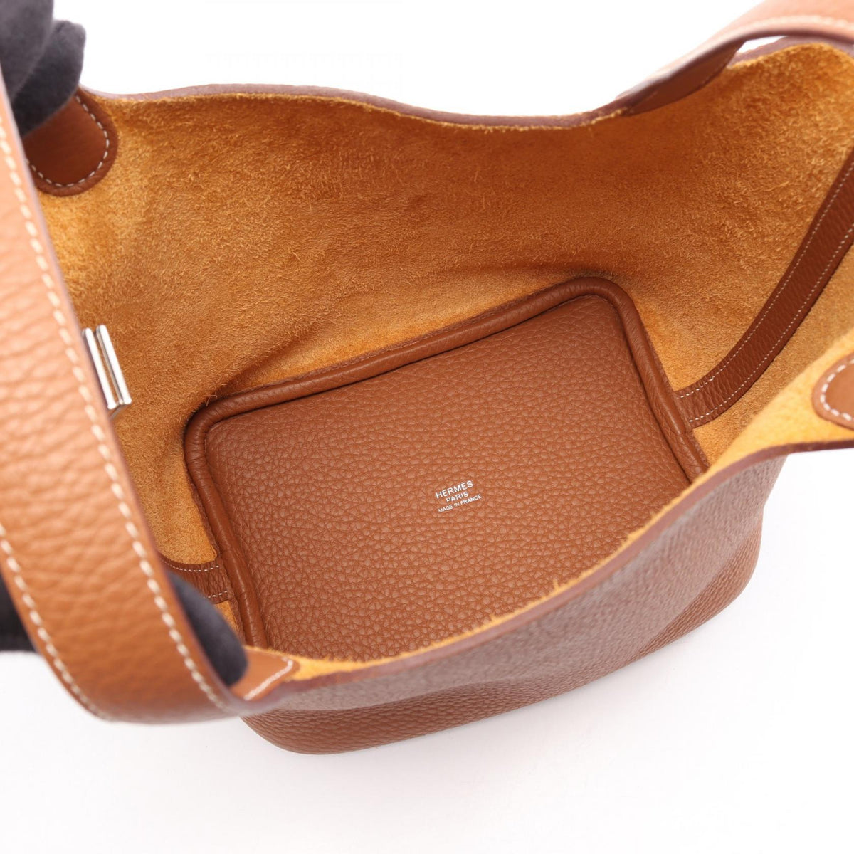 HERMES Picotin Lock PM HandbagGold Gold Brown Taurillon Clemence leather Taurillon Clemence 2101220060497