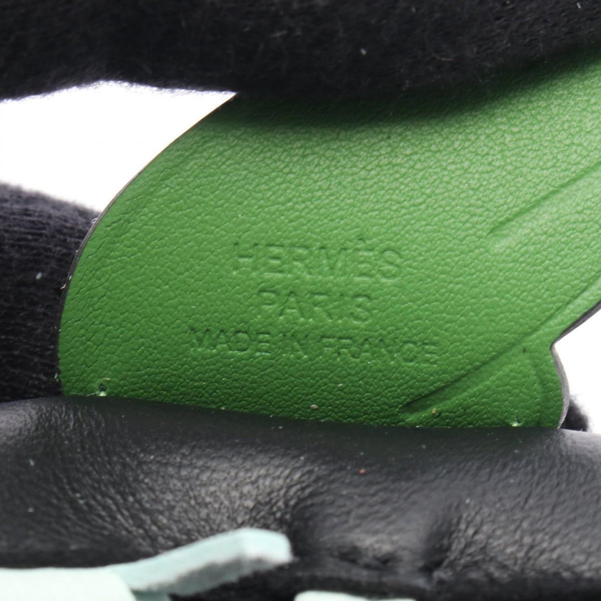 HERMES Rodeo Pegasus PM Vert Peppermint Vert Yucca charm Black/Green Agneau milo Other Agneau milo / Swift leather 2118300092293