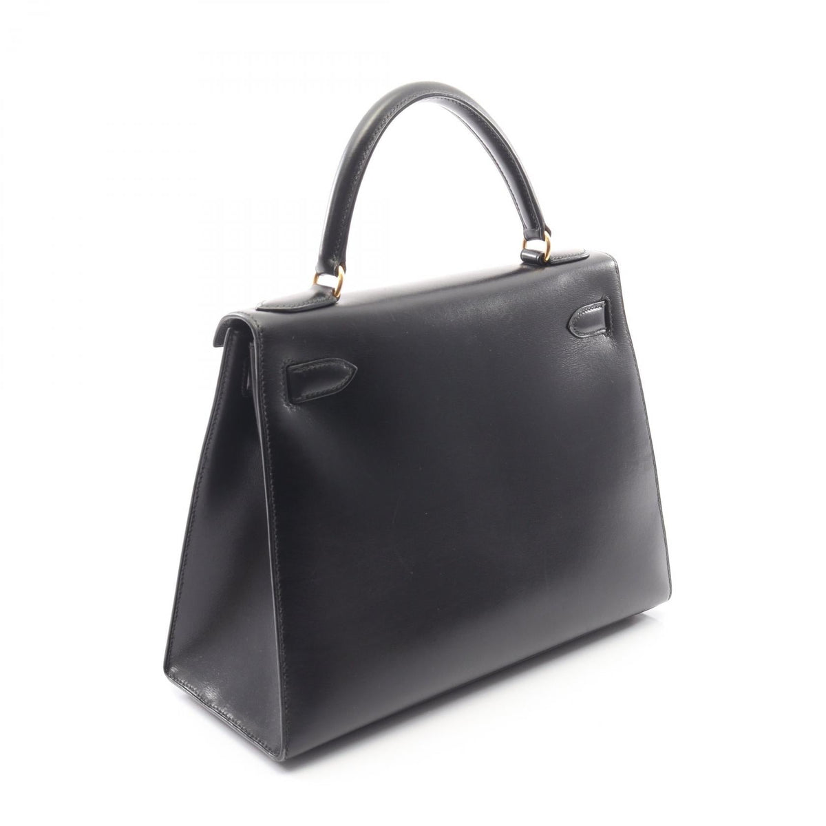 HERMES Kelly 28 Handbag Black Box calf leather Calfskin (cowhide) 2101219551029