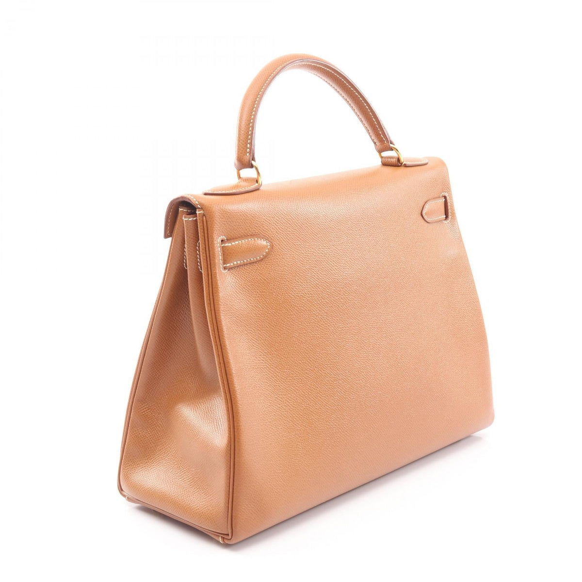HERMES Kelly 32 HandbagGold Gold Brown Courchevel leather Courchevel 2101219591063