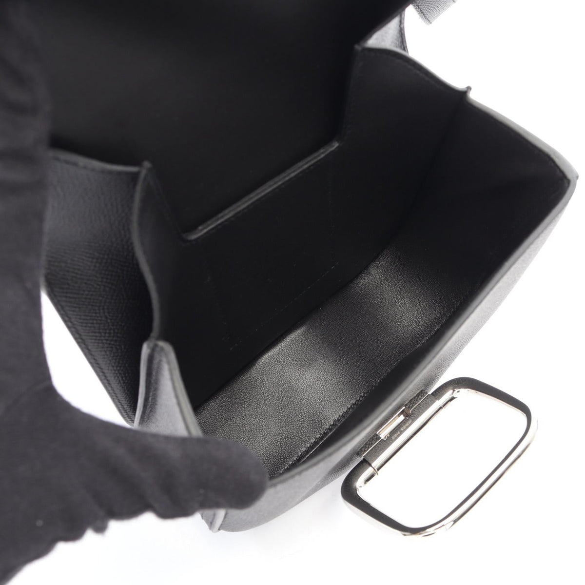 HERMES della cavalleria mini Shoulder Bag Black Epsom leather 2104102497374