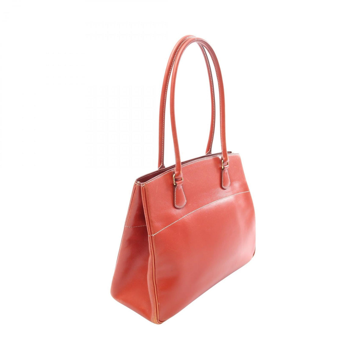 HERMES La Tote Bag Brown Box calf leather Calfskin (cowhide) 2104102508568